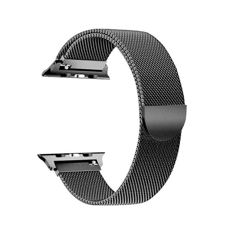 สายนาฬิกา Apple Watch สแตนเลสสตีลแบบแม่เหล็กทรงกลม รุ่น Aolon