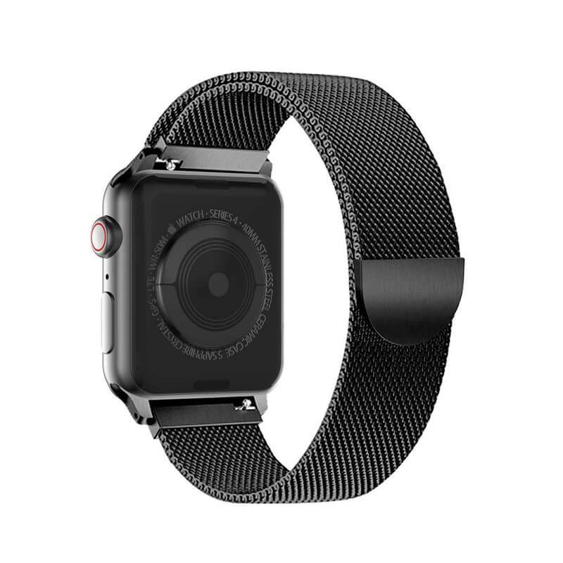 สายนาฬิกา Apple Watch สแตนเลสสตีลแบบแม่เหล็กทรงกลม รุ่น Aolon